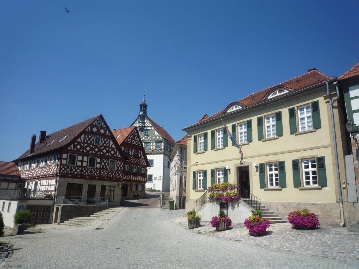 Hotel Drei Kronen Burgkunstadt Esterno foto